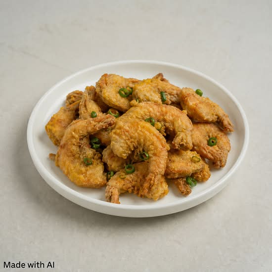 Prawn with Egg Yolk (金沙蝦)